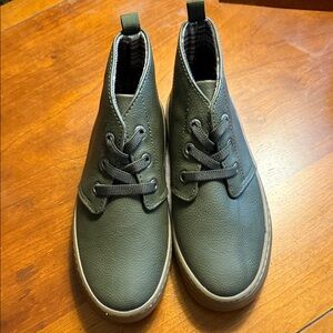 Green Leather Boots